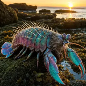 Mantis shrimp + Porcupine